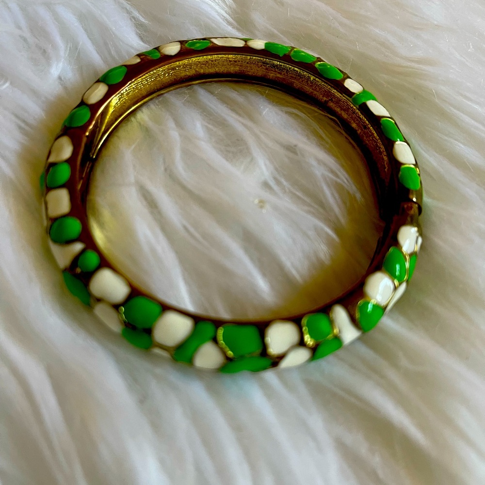 Unique Green/white Turtle Bracelet, from HAWAII